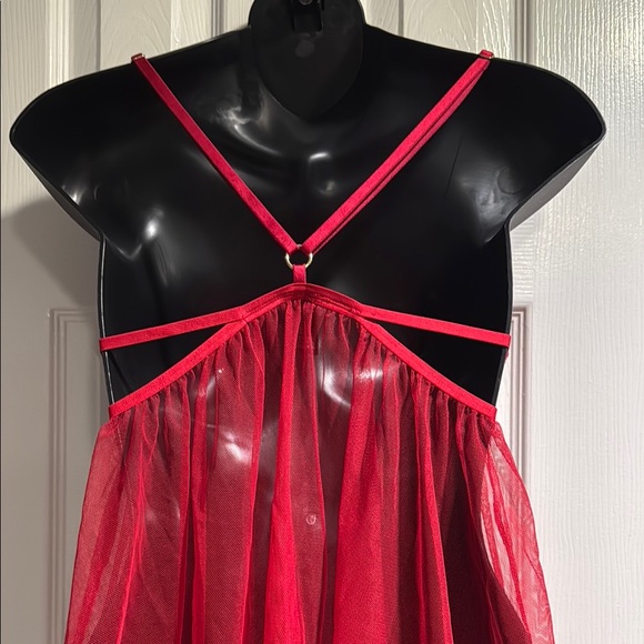 Victoria's Secret Red Lace Chemise Intimates - Picture 4 of 7